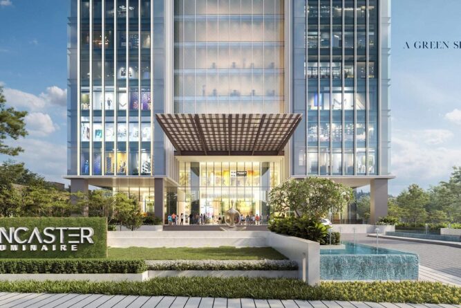 lancaster luminaire facade