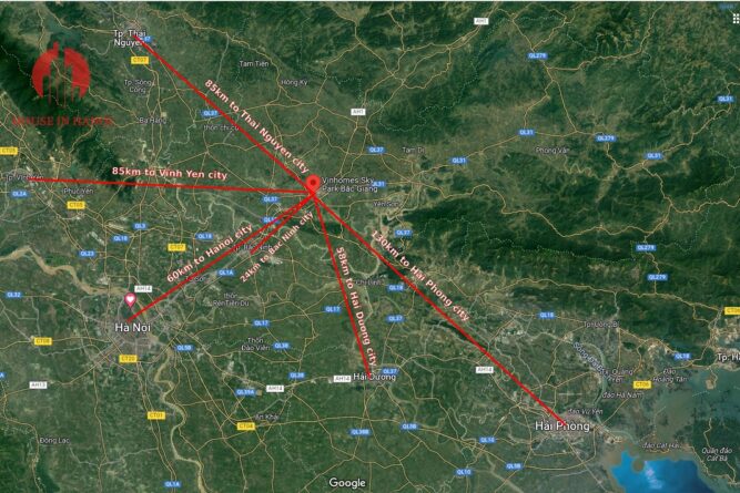 vinhomes bac giang location