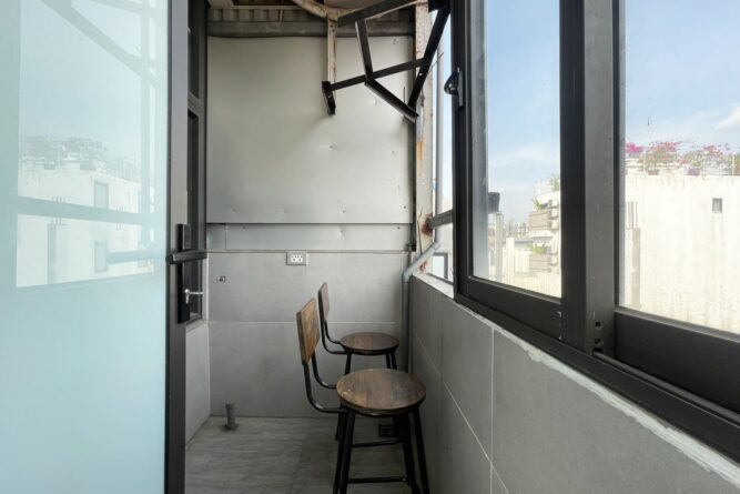 Cho thuê căn hộ 1N1VS tầng 7 tại Đặng Thai Mai