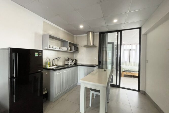 Cho thuê căn hộ 1N1VS tầng 7 tại Đặng Thai Mai