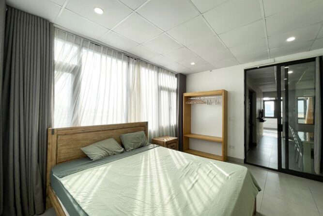 Cho thuê căn hộ 1N1VS tầng 7 tại Đặng Thai Mai